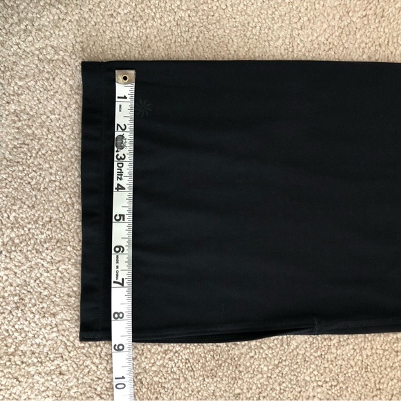 Athleta Black Barre Skinny Flare Powervita Leggings Medium - Picture 16 of 16